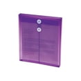 thumbnail image 1 of Smead Poly String and Button Interoffice Envelopes, Top Load, String and Button Closure, 9.75 x 11.63, Transparent Purple, 5/Pack, 1 of 1