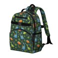 thumbnail image 2 of Dinosaur and Plant Green Pattern Cute School Backpack Bag for School with Padded Back and Adjustable Shoulder Straps 15.25"x11.5"x5.25", 2 of 5