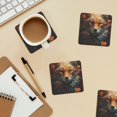 thumbnail image 6 of Xecao Floral Fox for MDF Cork Coaster 4 Pcs,Drink Coasters,Suit for House Warming Gifts New Home ,Coffee Table Decor-Square, 6 of 7