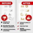 thumbnail image 4 of XFasten Clear Laminating Sheets, 9" x 12", Pack of 100, Self-Adhesive Glossy, 4 of 8