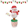 thumbnail image 4 of nTRIUQJ Interactive Talking Christmas Tree Toy with Santa and Singing Snowman Record Your Voice Feature for Babies C, 4 of 8