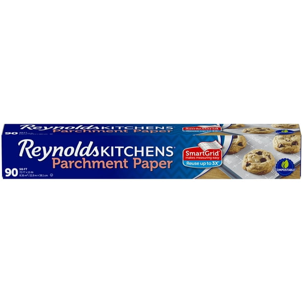 Reynolds Kitchens Parchment Paper with SmartGrid, 90 Square Feet