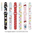 thumbnail image 4 of Hello Kitty-Correa de silicona para Apple Watch, banda bonita de 44mm, 45mm, 42mm, 40mm, 38mm, 41mm, 4 of 4
