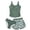Z999-Green174, variant on JIAYUE Girls Summer Swimsuits Beach Scoop Neck Sleeveless Top Floral Print Shorts With Triangle Bikini Bottoms Large Sized Children Three Piece Tankinis Set For 7-16 Years Old