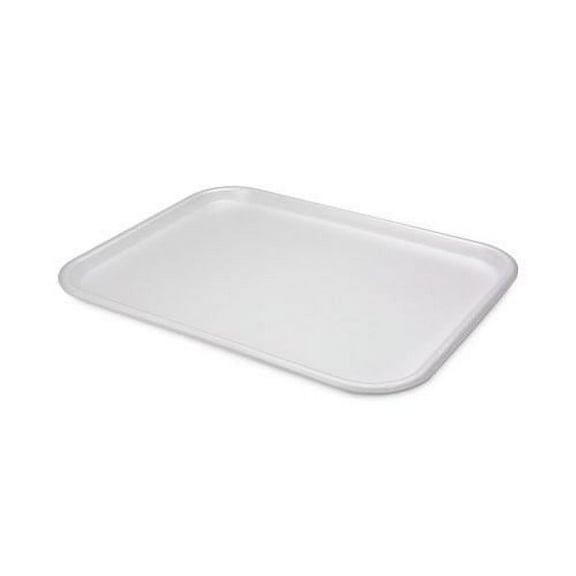 Pactiv Supermarket Tray, #1216, 16.25 x 12.63 x 0.63, White, Foam, 100/Carton