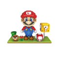 thumbnail image 2 of Anime Yoshi Super Bros Mario Bowser Diamond Building Block Cartoon Figures Doll Collectible Model DIY Bricks BOX Toys For Child zhangyuxiang LED, 2 of 2