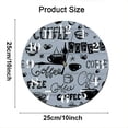 thumbnail image 3 of Eveokoki Rustic Kitchen Wall Clock Wooden Office Coffee Decor Wall Clocks 10 inches Silent Clocks for Kitchen/Office/Coffee Corner Coffee Bar Decoration, 3 of 8