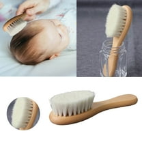 Hair Brush Baby Comb Wool Hair Grooming Soft Brush Scalp Massage Brush Fetal Hair Brush for Women and Men