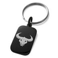 thumbnail image 5 of Tioneer Stainless Steel Greek Mythology Minotaur Engraved Small Rectangle Dog Tag Charm Keychain Keyring Celtic Premier, 5 of 5