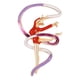 thumbnail image 2 of Fancy Sport Gymnastics Whirling Girls Broches Cinta Traje Ropa Accesorio rojo Zulema Pinza del esmalte de la muchacha de la cinta, 2 of 8
