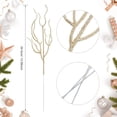 thumbnail image 2 of Decorative Christmas Glittery Twigs,30 Pcs Artificial Glitter Christmas Picks,Christmas Tree Filler Branches, Christmas Tree Sticks for Christmas Tree Decorations,Vase, Holiday, Wedding, Party, 2 of 7