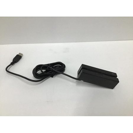 MagTek 21040102 Triple Track Magnetic Stripe Mini Swipe Reader with USB HID Interface Emulation and 6' Cable, Black