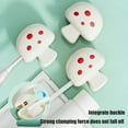 thumbnail image 5 of Mushroom Toothbrush Holder Under $5! Kadlawus Mushroom Toothbrush Holder, Travel Toothbrush Cover with Cap, Portable Toothbrush Case for Home and Outdoor, Dustproof Toothbrush Protector, 5 of 6