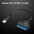 thumbnail image 3 of SATA to USB 3.0 Adapter Cable Hard Drive Adapter Compatible for 2.5" HDD & SSD Hard Drive Reader-External Hard Drive Converter, 3 of 8
