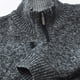 thumbnail image 5 of Suéter de punto para hombres Qarigey cárdigan gris oscuro, 5 of 6
