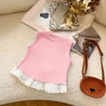 thumbnail image 6 of Mnyotv Toddler Girls Summer Clothes Sleeveless Ruffle Hem Tank Tops with Bow Casual Crewneck T Shirts Size 6-12 Months, 6 of 7