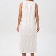 thumbnail image 5 of Jgppe Robe de Nuit de Pyjama Confortable pour Femmes Imprimé Floral Sans Manches Ample Longue, 5 of 5