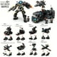 thumbnail image 4 of Bolsa de bloques de construcción de policía especial de la ciudad, robot de deformación con partículas pequeñas, juguetes para niños., 4 of 5
