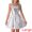Silver, variant on DARING DIVA Metallic A-Line Sleeveless Spaghetti Straps Mini Dress XS Blue