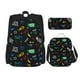 thumbnail image 1 of Disketp Gamepads Mochila Estampada de Gran Capacidad con Lonchera y Estuche, Set de 3 Piezas para Estudiantes, 1 of 7