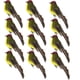 thumbnail image 1 of Fiudx Ofertas del día 12 piezas de simulación de plumas reales para decoración de jardinería, pájaro falso de espuma, gorrión, 1 of 1