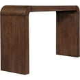 thumbnail image 6 of Meridian Furniture Toulon Brown Oak Veneer Console Table, 6 of 7