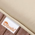 thumbnail image 3 of Sunbrella Sorra Home  Indoor/ Outdoor Chaise Lounge Cushion - 79 in l x 25 in w sunbrella - stanton greystone, 3 of 5