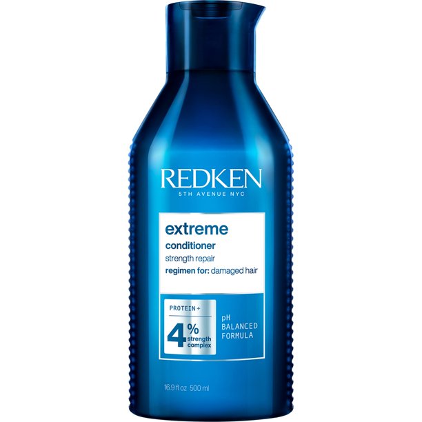 REDKEN |Acondicionador Extreme | Acondicionador fortificante y reparador para cabello dañado|Restaura las áreas más debilitadas del cabello y previene el q Redken NA