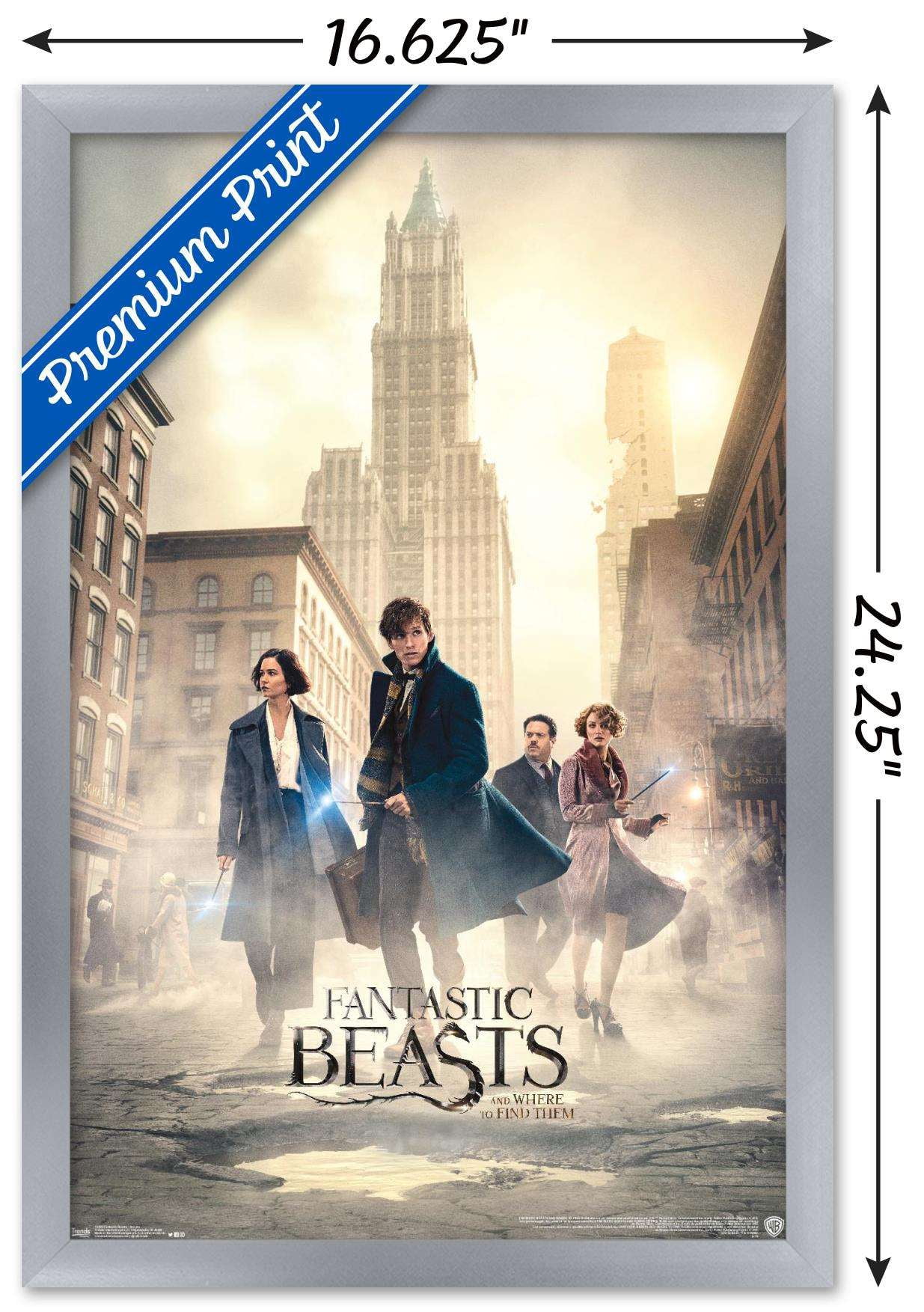 Fantastic Beasts And Where To Find Them - Streets Wall Poster, 14.725" x 22.375", Framed
