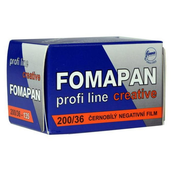 Foma Fomapan 200 Creative 35mm Black and White Negative Film, 36 Exposures