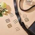 thumbnail image 6 of 8Pcs 8 Colors Zicn Alloy Slider Buckles Adjustable Buckle Fasteners for Strap Leathercraft Bag Belt Rectangle Mixed Color 26x31.5x3mm Hole: 25x7.5mm 1pc/color, 6 of 7