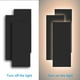 thumbnail image 5 of Luces de pared LED para interiores, luz de pared LED moderna de 12W, negro, 3000K, blanco cálido, para dormitorio, pasillo, sala de estar, oficina, 5 of 5