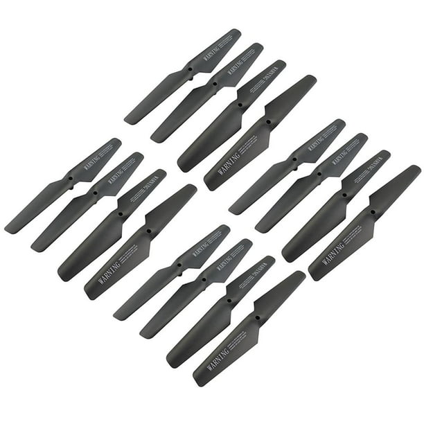 16 palas de hélice CW CCW para dron Syma X5C X5SW X5SC X55 Negro