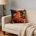 thumbnail image 1 of Uuiauoio Chinese Happy Lunar New Year Spring Festival Throw Pillow Cover, 18 x 18 Inch Year of The Horse Holiday Cushion Case Decoration for Sofa Couch Home Decor, 1 of 6