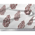 thumbnail image 2 of Soimoi Cotton Voile Fabric Floral & Paisley Block Print Sewing Fabric Yard 56 Inch Wide, 2 of 3