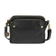 thumbnail image 1 of Bolsa de hombro cruzada de tres capas, bolso de ocio plegable al aire libre, negro, 1 of 3