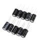 thumbnail image 2 of black 2200uF 25V Radial Aluminum Electrolytic Capacitors 1.3*1.3*2.1cm, 2 of 5