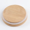 thumbnail image 2 of Frasco de vidrio sellado con tapa de madera de bambú, recipiente para almacenar alimentos, para té y café (750 ml), 2 of 8