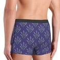 thumbnail image 4 of Kdxio Men's Boxer Briefs with Lavender Flowers Print - Comfortable and Breathable Underwear for Everyday Wear, 4 of 7