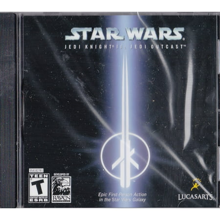 Star Wars JEDI KNIGHT II 2: Jedi Outcast (PC Game) Epic 1st person Action in the Star Wars (Best War Games For Mac)