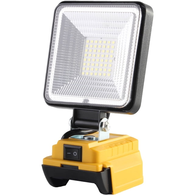 Lampe de Camping Extérieure Type C 4 Pouces Rechargeable par USB Lampe LED pour Randonnée Sac à Dos Urgence Batterie Lithium 18V Compatible avec Dewei Engineering Worklight