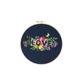 thumbnail image 2 of Bordado A Mano Con Patrones De Amor, Juego De Costura Artesanal, Herramientas De Costura Redondas Impresas A Mano, Decoración Del Hogar Para Niñas Y Niños Principiantes Speravity HA041987-02, 2 of 5