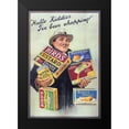 thumbnail image 2 of Vintage Apple Collection 11x14 Black Modern Framed Museum Art Print Titled - Shopping, 2 of 5