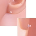 thumbnail image 6 of Plastic Earring Posts and Backs, 500 Pairs of Clear Earring Pins Blanks Ear Studs and Earring Safety Backs Stoppers for Men Women - 3mm Diameter, 6 of 7