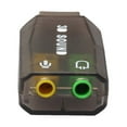thumbnail image 2 of Audio Adapter 3D Sound card 5.1 USB To 3.5mm mic headphone Jack Stereo Headset, 2 of 3