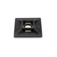 thumbnail image 2 of Secure Cable Ties 1 Inch Black Square Adhesive Tie Mount - 100 Pack, 2 of 4