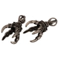 thumbnail image 4 of hombres góticos antiguos plata arte punk garra colgante para collar, 4 of 8