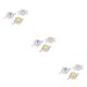 thumbnail image 2 of Ounissouiy Paquete de 3 LED Chip 3W Brillo 120 Grados 350mA Lámpara Chips Decoraciones de escenario Ampliamente aplicable COB Driver Emisores Bombilla Type1 NO1 Ounissouiy CBP370536, 2 of 6