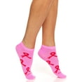 thumbnail image 6 of Yacht & Smith Pink Ribbon Breast Cancer Awareness Ankle/Crew Socks for Women (12 Pairs Assorted (Ankle) Women (9-11)), 6 of 6