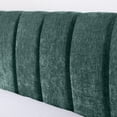 thumbnail image 6 of Modern Blueish Green Wood Frame Queen Size Platform Bed, Queen Chenille Upholstered Platform Bed with Headboard & 4 Drawers, 6 of 9